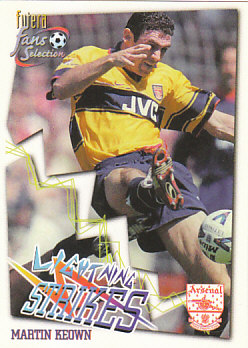 Martin Keown Arsenal 1999 Futera Fans' Selection #69